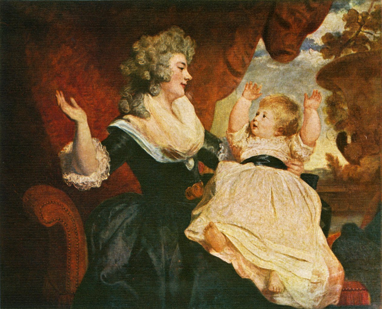 德文郡和儿童公爵夫人，c1786，c1912 作者 约书亚·雷诺兹（Joshua Reynolds）