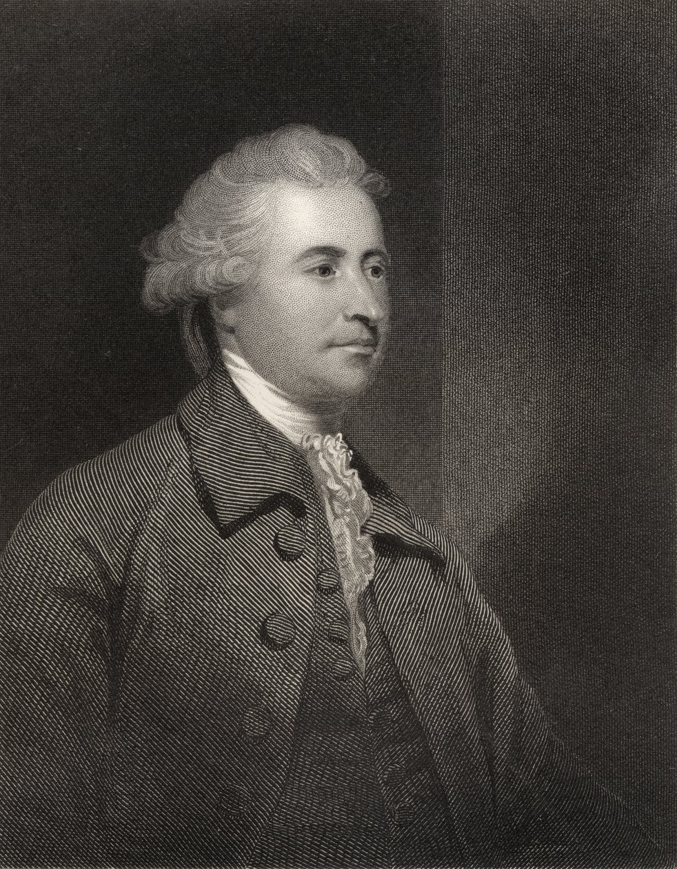 Edmund Burke，由H. Robinson雕刻，来自&39;国家肖像画廊，第三卷&39;，出版于1835年 作者 约书亚·雷诺兹（Joshua Reynolds）