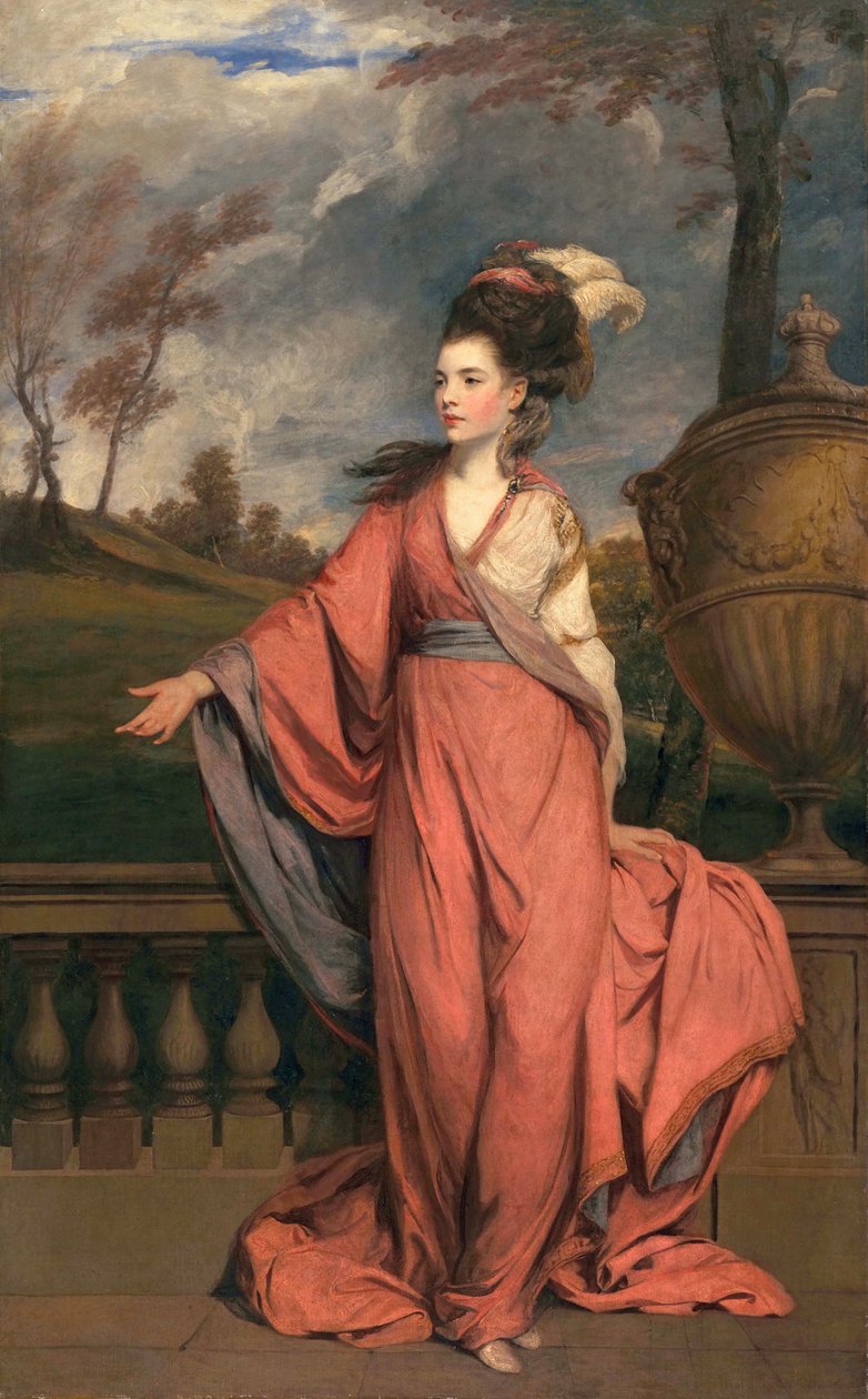 简弗莱明，后来哈灵顿伯爵夫人，c.1778-79 作者 约书亚·雷诺兹（Joshua Reynolds）