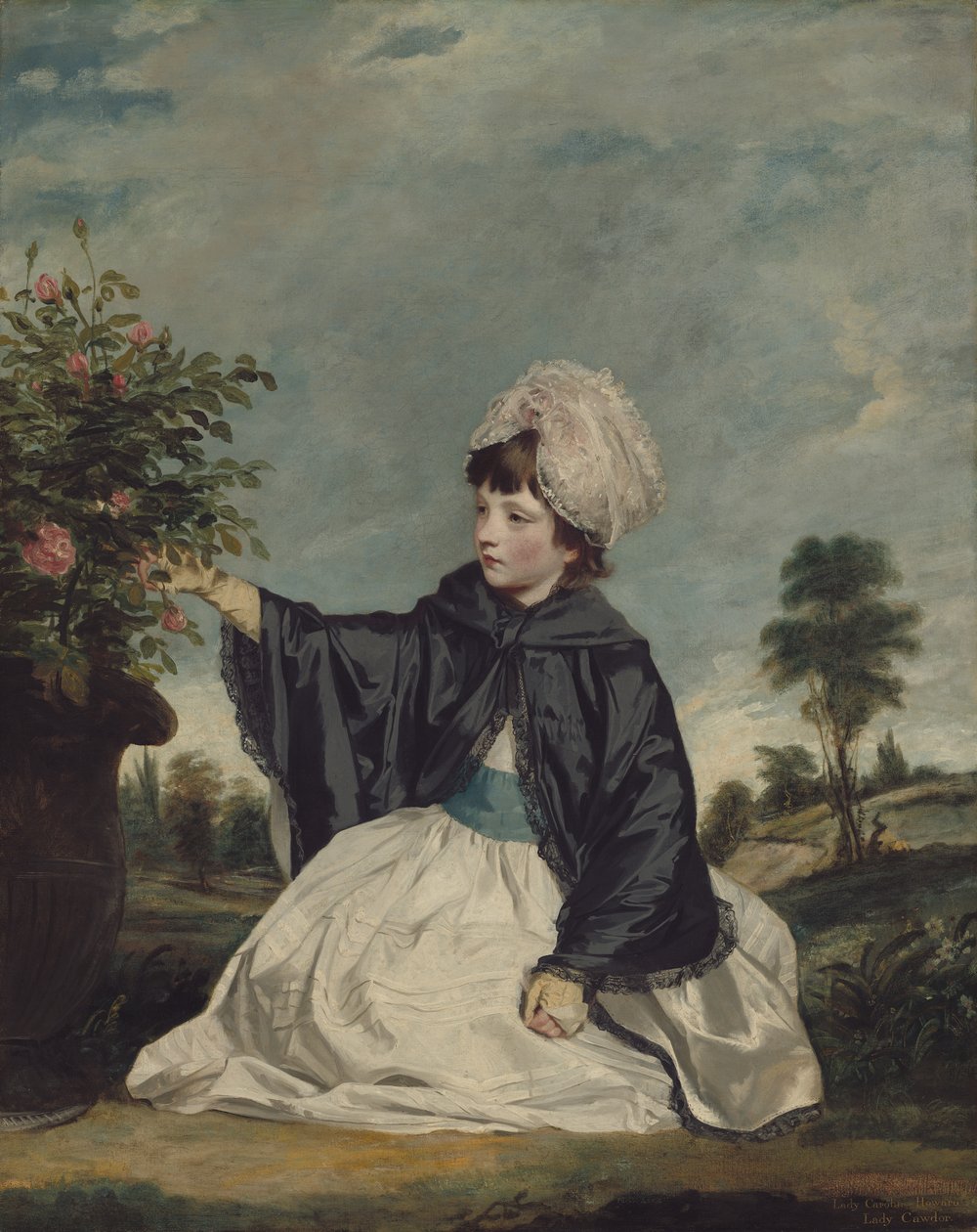 卡罗琳·霍华德夫人，约1778年（布面油画） 作者 约书亚·雷诺兹（Joshua Reynolds）