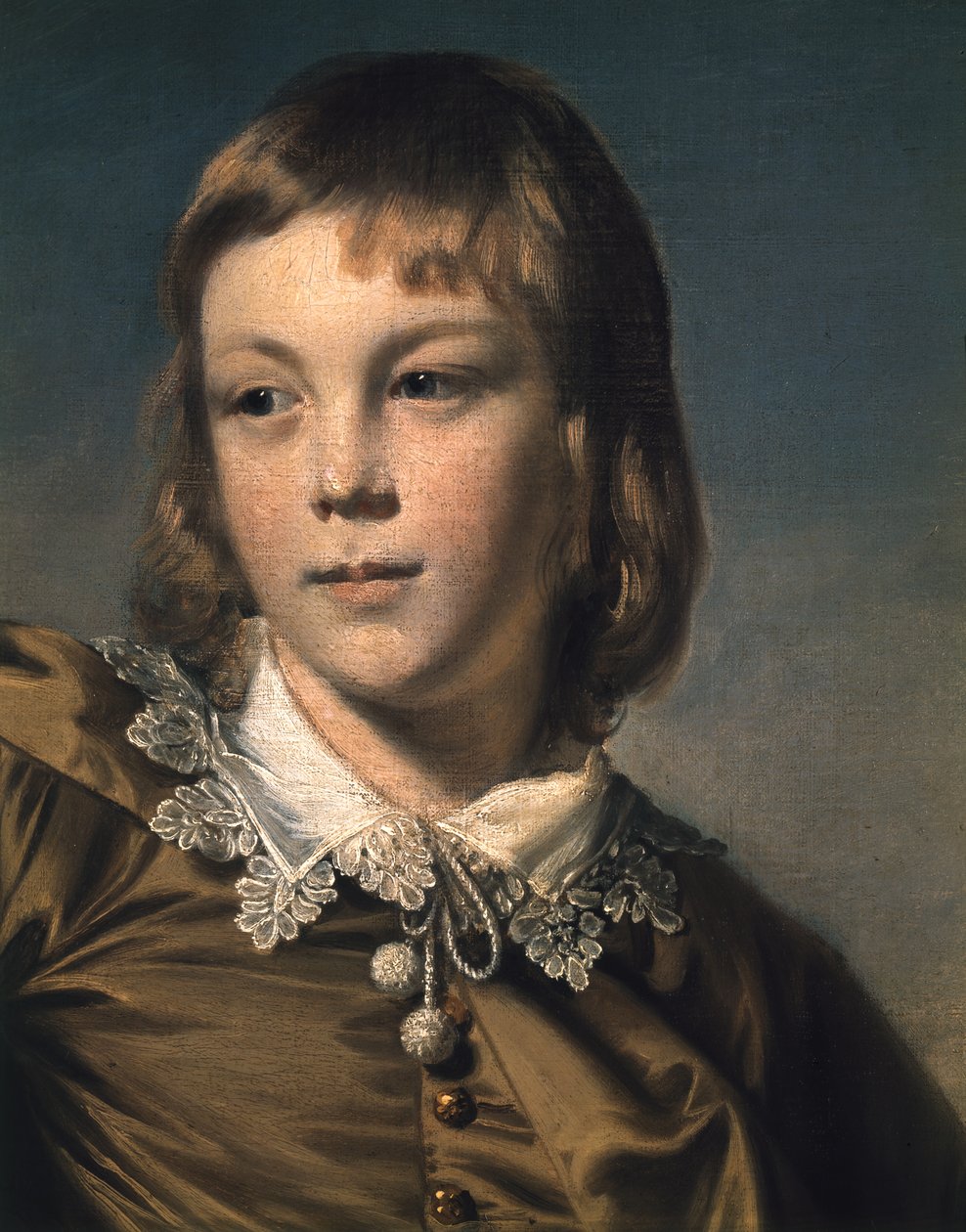 大师托马斯利斯特布朗男孩，1764年细节4972 作者 约书亚·雷诺兹（Joshua Reynolds）