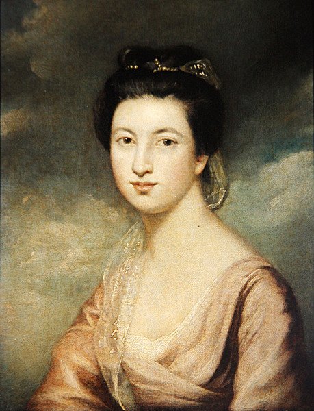 简-戴维森小姐（布面油画） 作者 约书亚·雷诺兹（Joshua Reynolds）