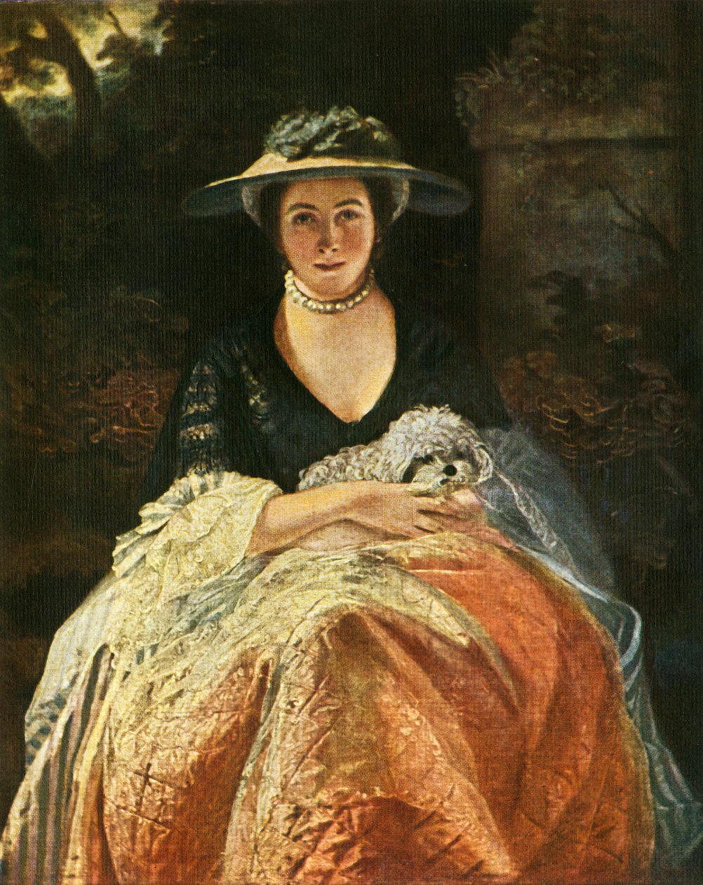 耐莉·奥布莱恩（Nelly OBrien），c1762-1763，c1912 作者 约书亚·雷诺兹（Joshua Reynolds）