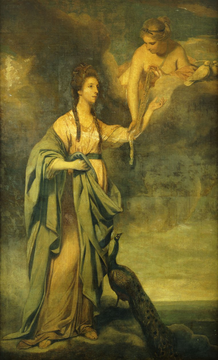 安娜·贝拉·布莱克夫人的肖像，如“朱诺从金星接受雌蕊”，约1769年 作者 约书亚·雷诺兹（Joshua Reynolds）