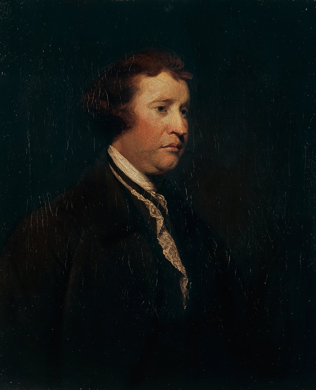 埃德蒙-伯克的肖像，约1769年（布面油画）。 作者 约书亚·雷诺兹（Joshua Reynolds）