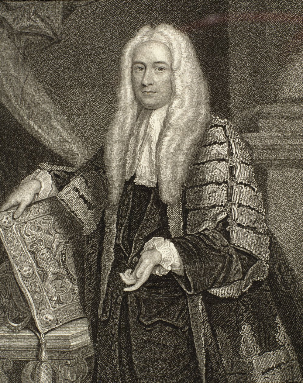Henry Fox的肖像，荷兰第一男爵（1705-74），亨利罗宾逊（1833-51） 作者 约书亚·雷诺兹（Joshua Reynolds）