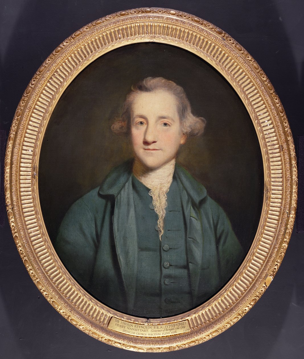 孟加拉总督Henry Vansittart的肖像，c.1751-54 作者 约书亚·雷诺兹（Joshua Reynolds）