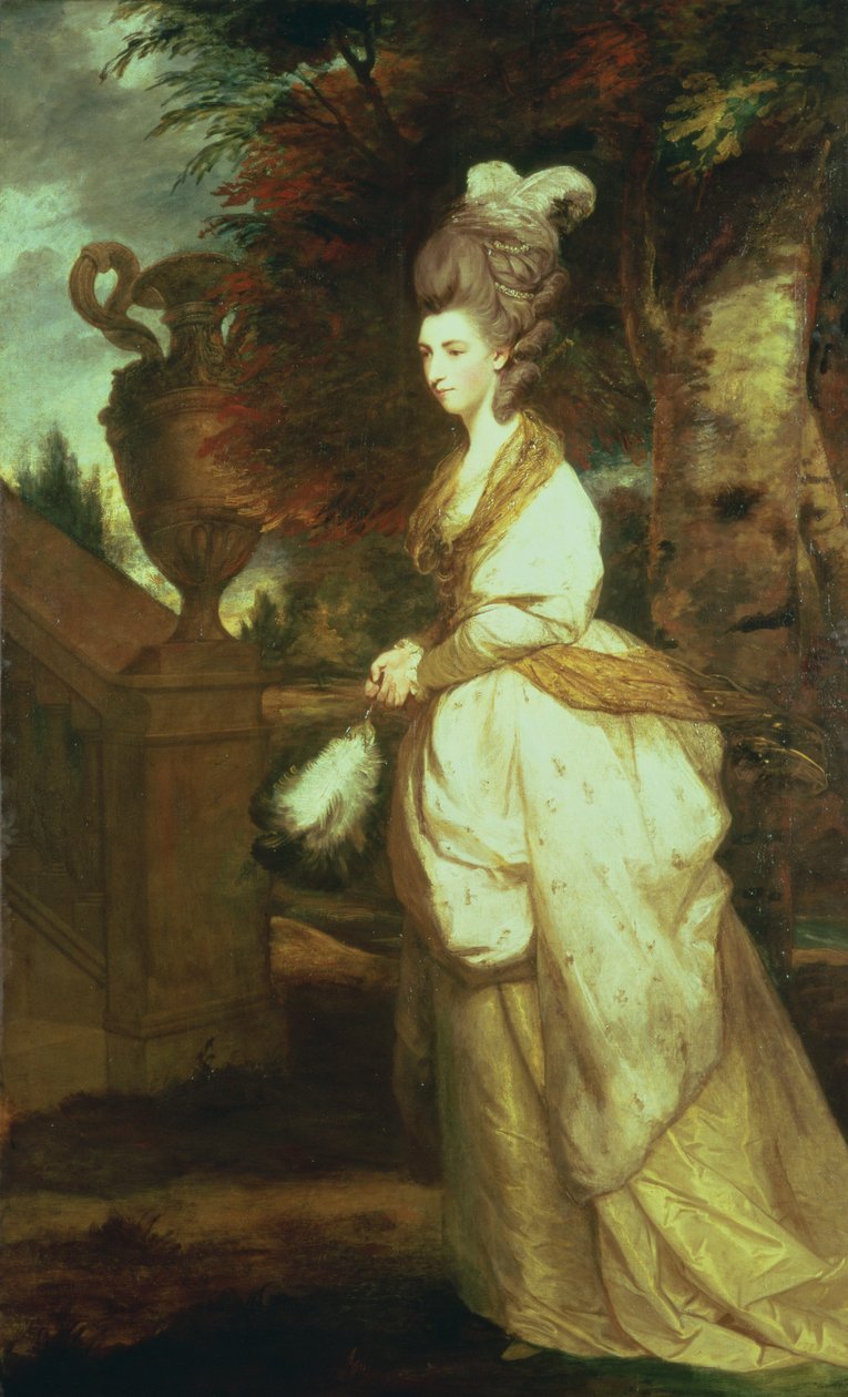 赫特福德夫人肖像（1759-1834）1777-78（布面油画） 作者 约书亚·雷诺兹（Joshua Reynolds）