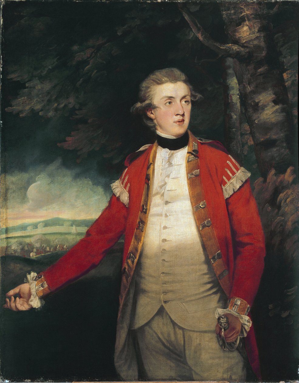 多诺莫尔勋爵肖像（布面油画，约 1788-1790 年） 作者 约书亚·雷诺兹（Joshua Reynolds）