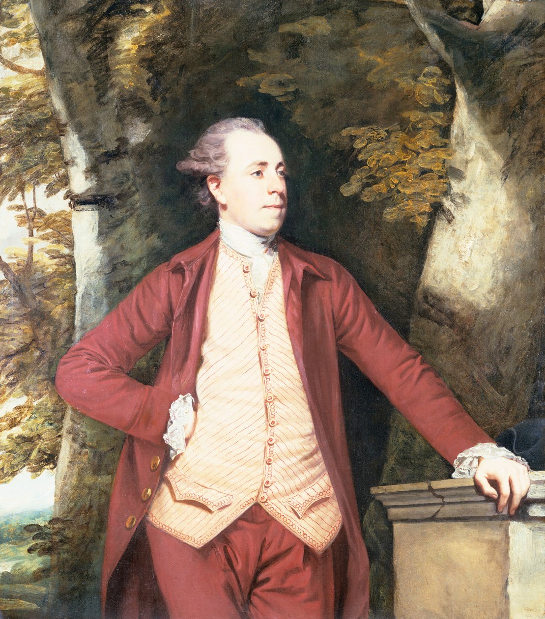 西哈林的理查德·克罗夫特的肖像，诺福克 作者 约书亚·雷诺兹（Joshua Reynolds）