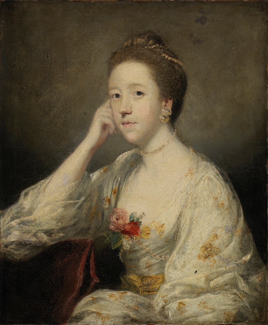白衣女子肖像 作者 约书亚·雷诺兹（Joshua Reynolds）
