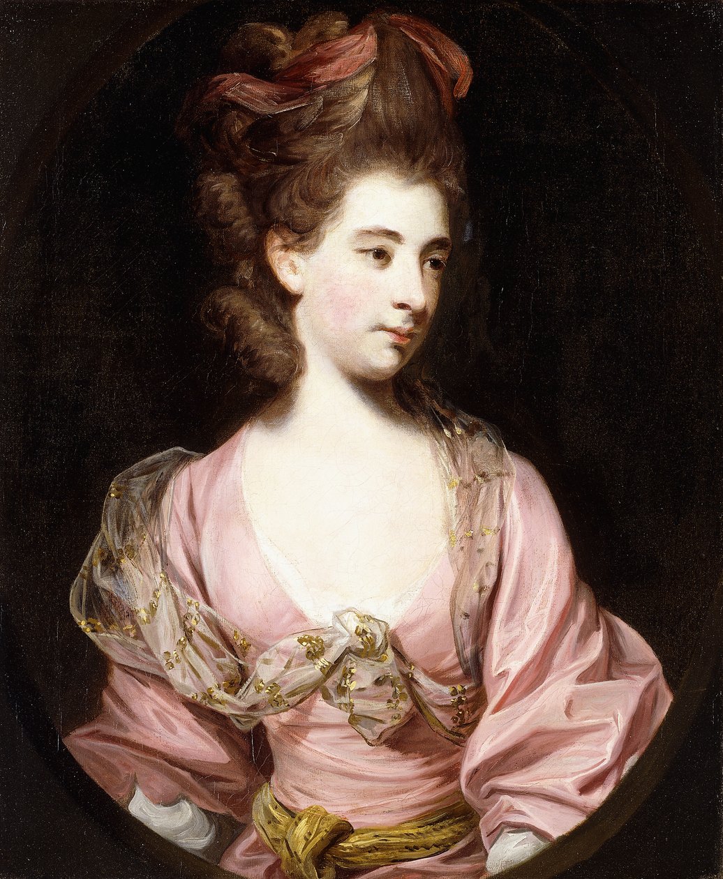 据说是夫人的女士肖像， 作者 约书亚·雷诺兹（Joshua Reynolds）
