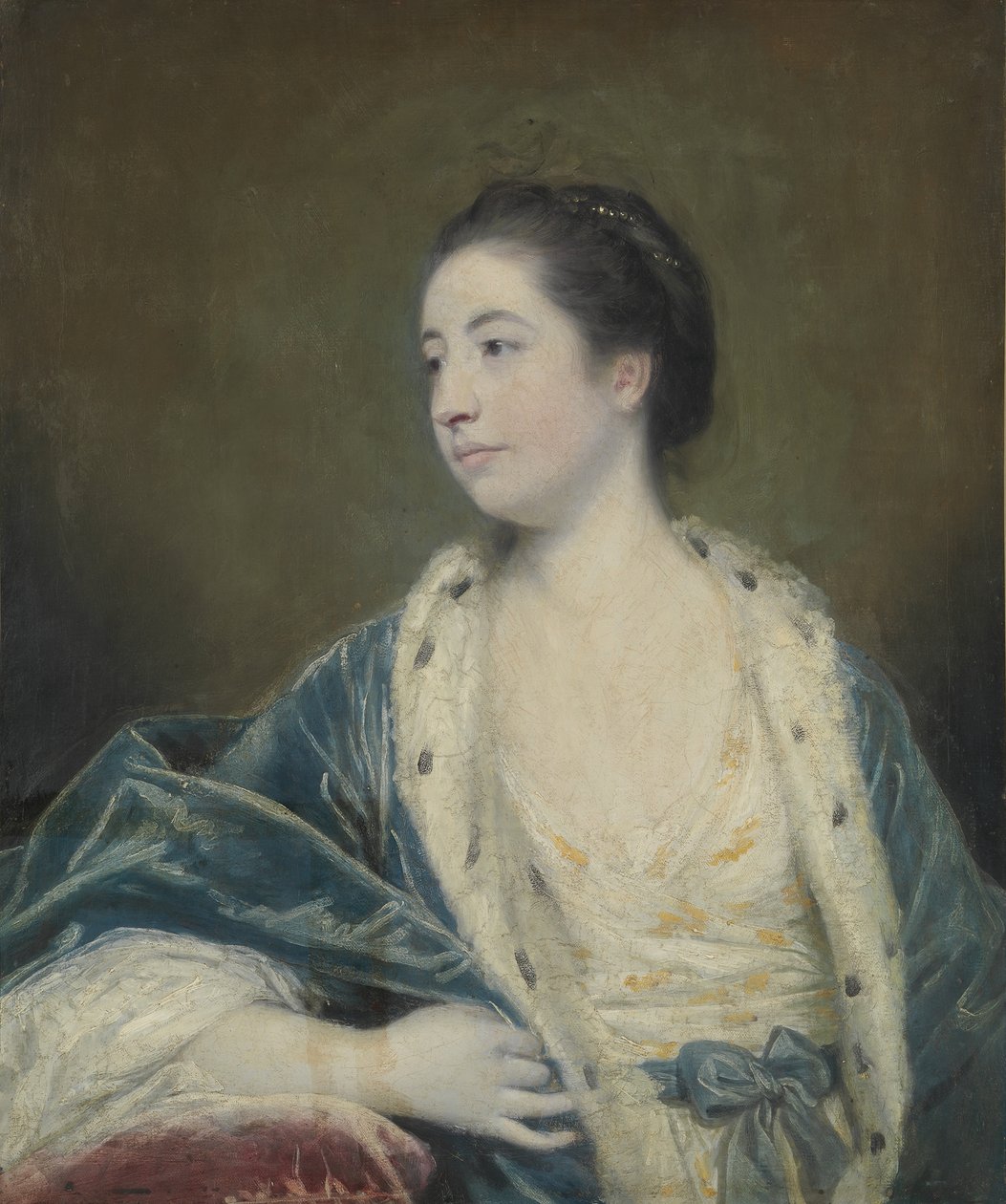 一个女人的画像。 作者 约书亚·雷诺兹（Joshua Reynolds）