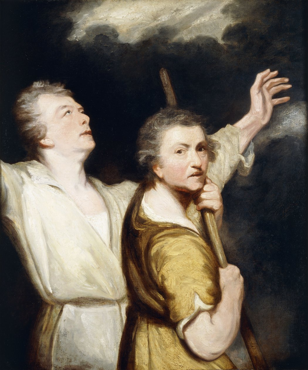 艺术家和托马斯·耶维斯（Thomas Jervais）的牧羊人肖像， 作者 约书亚·雷诺兹（Joshua Reynolds）