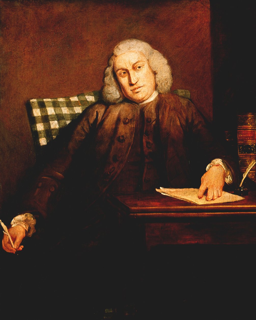塞缪尔·约翰逊（Samuel Johnson），英国文人，1756-1757年 作者 约书亚·雷诺兹（Joshua Reynolds）