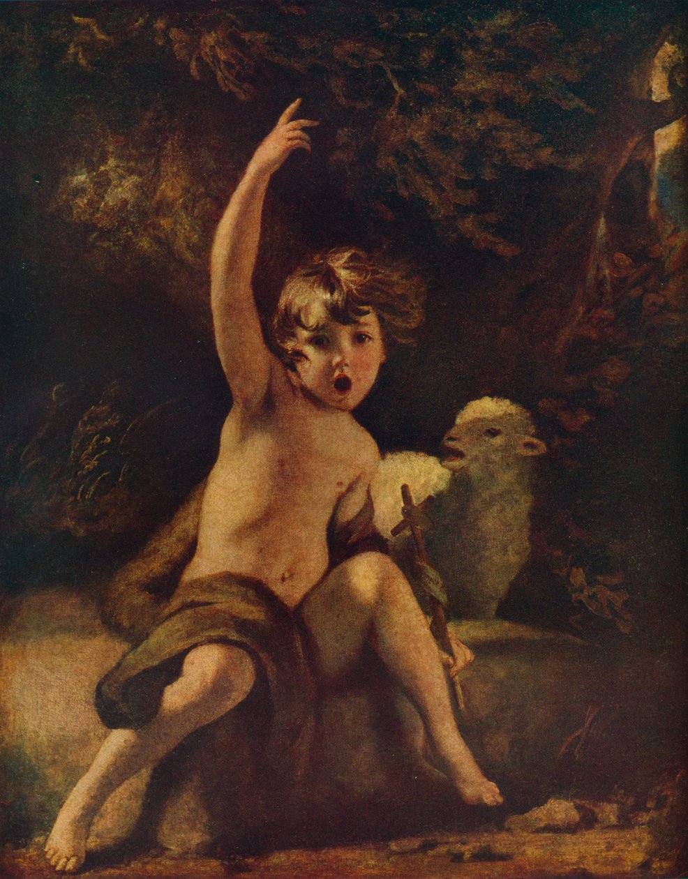 圣约翰在荒野中，c1776 作者 约书亚·雷诺兹（Joshua Reynolds）
