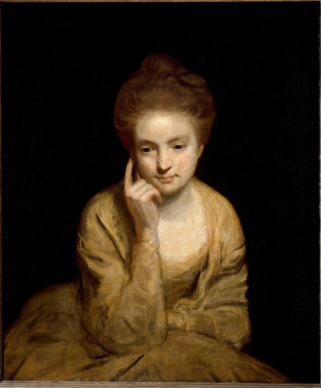 研究一个年轻女人的肖像（绘画 作者 约书亚·雷诺兹（Joshua Reynolds）