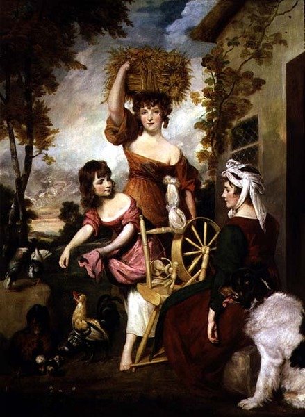 山寨者，Machil家族（布面油画） 1788年 作者 约书亚·雷诺兹（Joshua Reynolds）