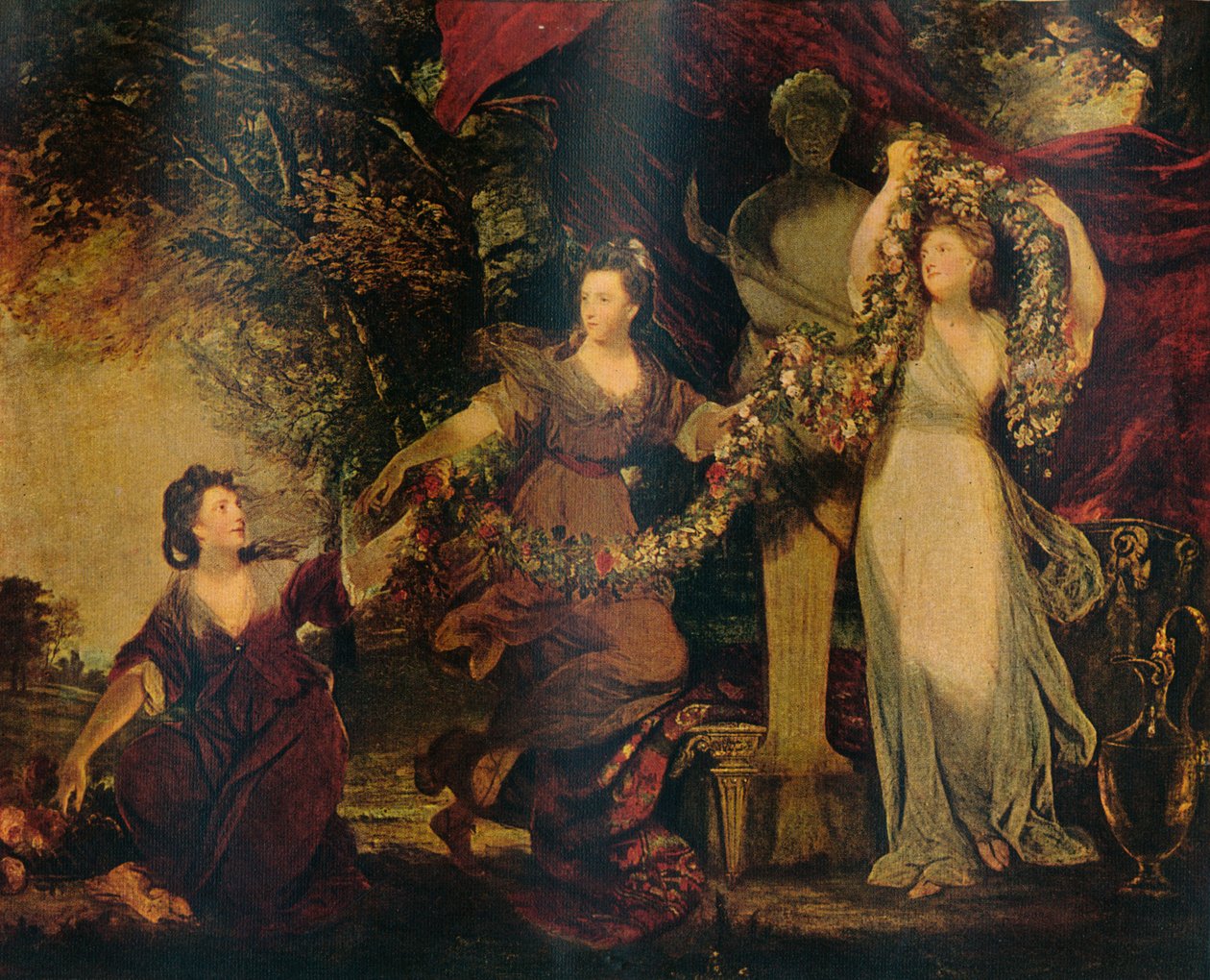 装饰处女膜末端图的格莱斯，1773年，1911年 作者 约书亚·雷诺兹（Joshua Reynolds）