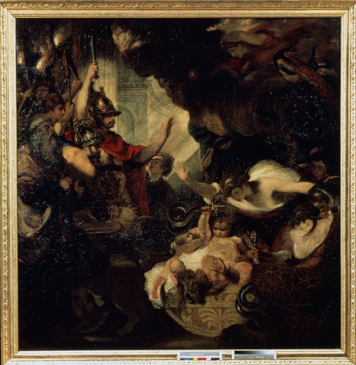 婴儿赫拉克勒斯扼杀蛇，1786-88 作者 约书亚·雷诺兹（Joshua Reynolds）