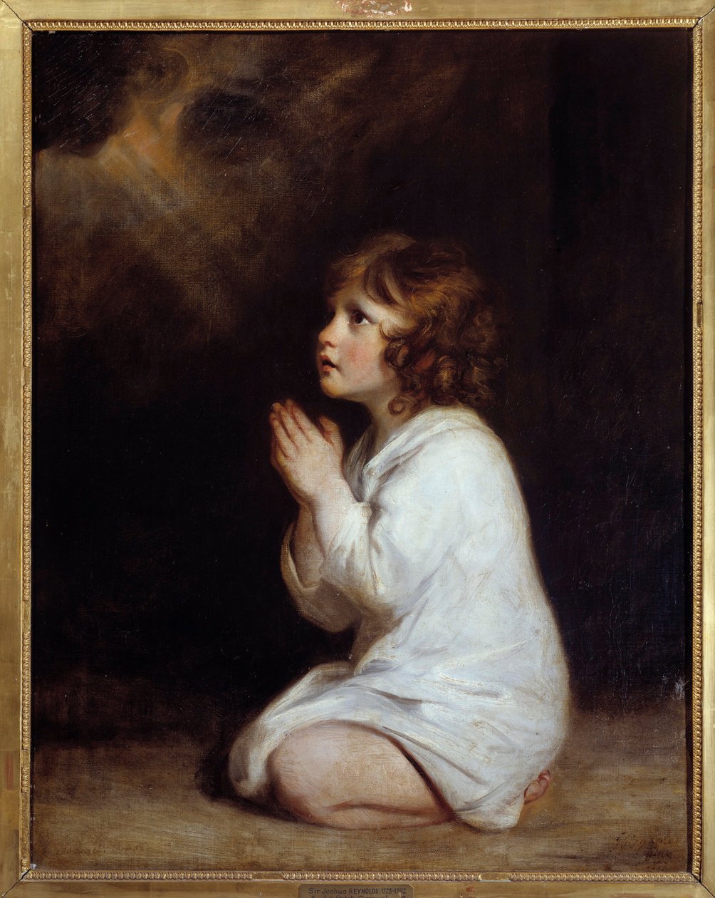 祈祷中的小塞缪尔画作 约书亚-雷诺兹(1723-1792) 1777年 太阳。0,89x0,7米 蒙彼利埃法布尔博物馆 - 祈祷的婴儿塞缪尔。约书亚-雷诺兹(1723-1792)的画作 作者 约书亚·雷诺兹（Joshua Reynolds）