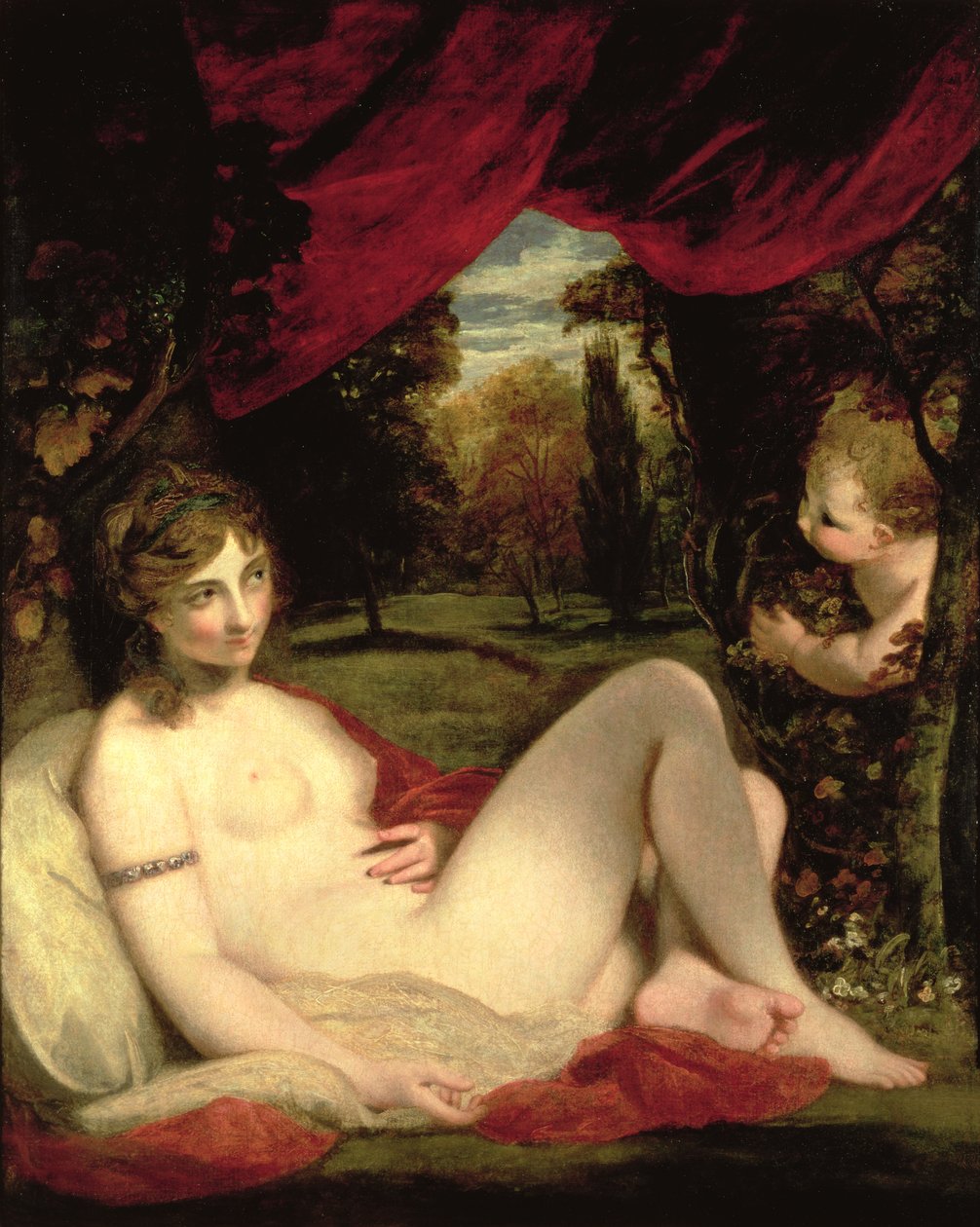 金星和丘比特，1785年 作者 约书亚·雷诺兹（Joshua Reynolds）