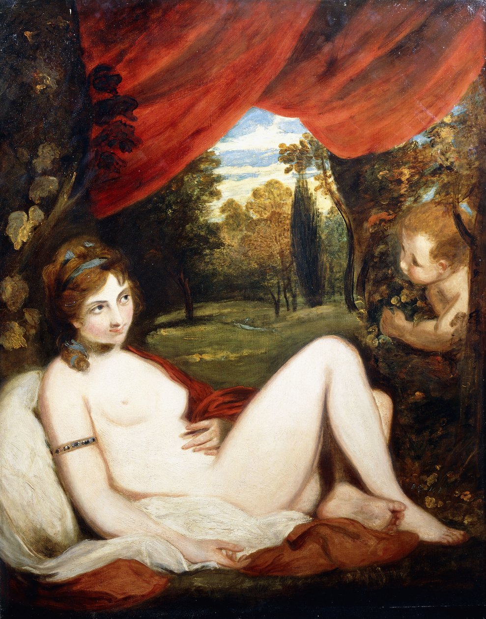 金星和丘比特，或“ Wanton Bacchante”， 作者 约书亚·雷诺兹（Joshua Reynolds）
