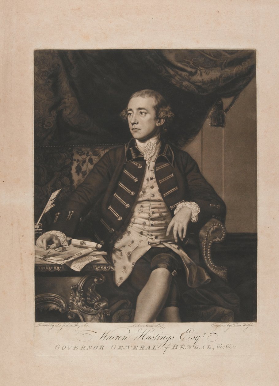 沃伦·黑斯廷斯 作者 约书亚·雷诺兹（Joshua Reynolds）