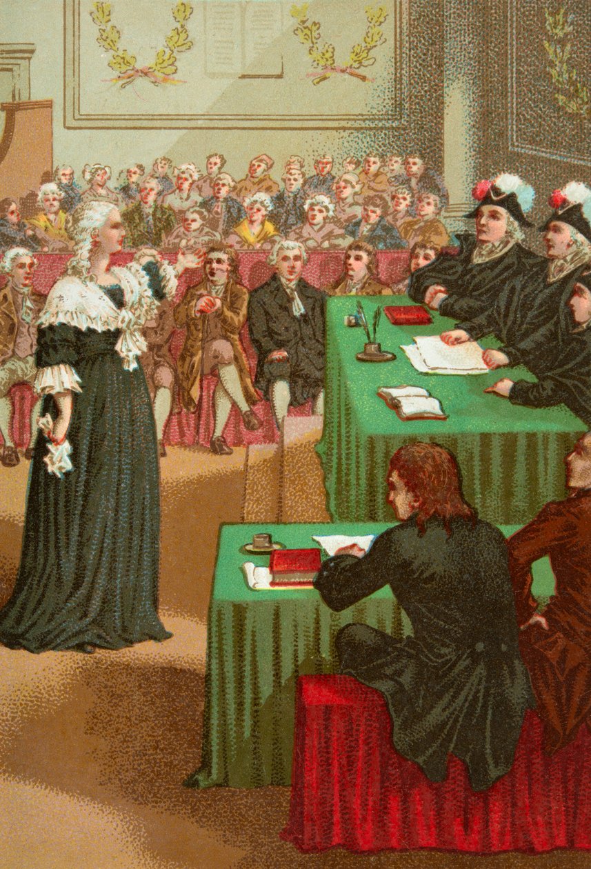 法官面前的玛丽-安托瓦内特 作者 