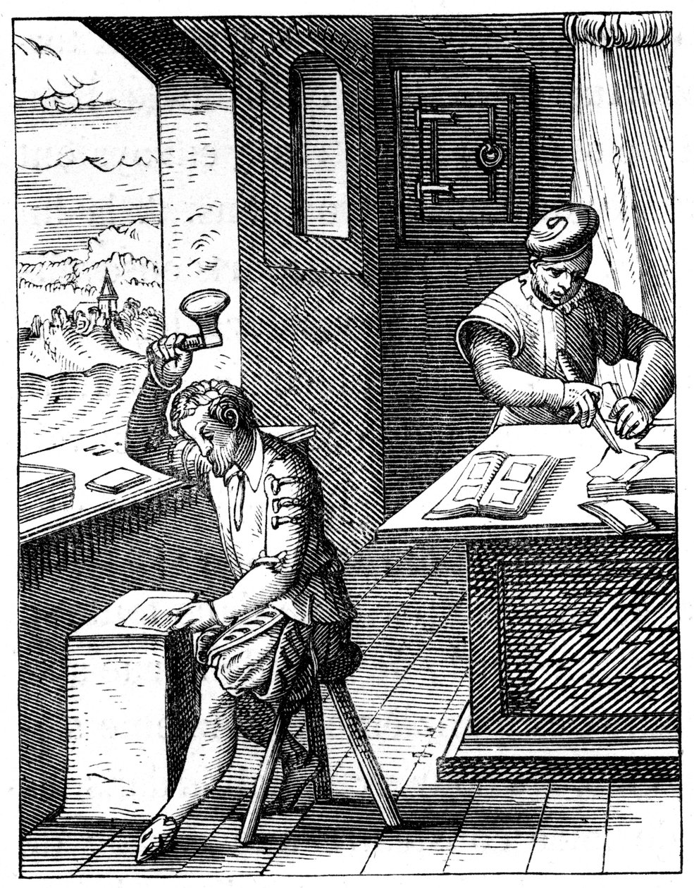 打金手，16世纪，1849年。 作者 约斯特安曼