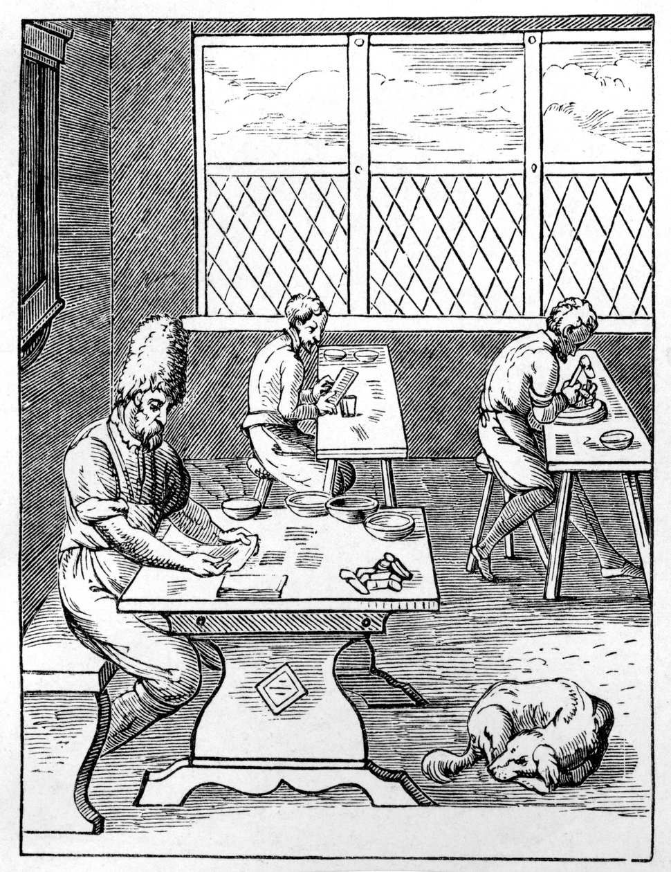 销和针制造商，约1559-1591年 作者 约斯特安曼