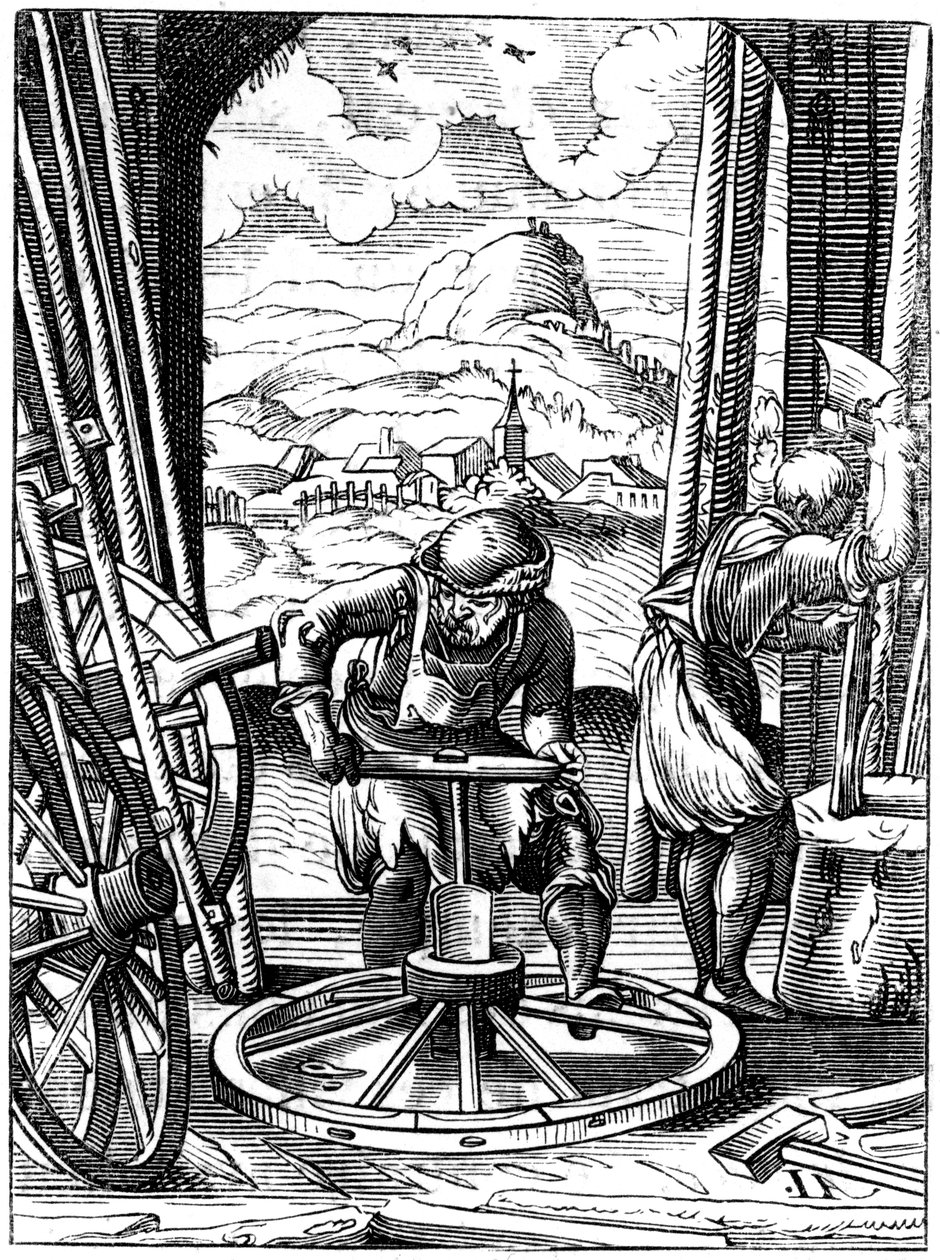 惠特赖特，16世纪，1849年。 作者 约斯特安曼
