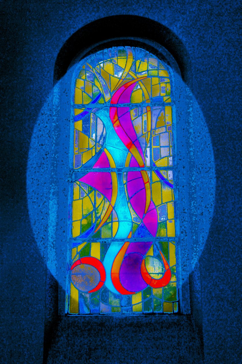 蓝色漩涡》，选自《Eglise St Pierre d