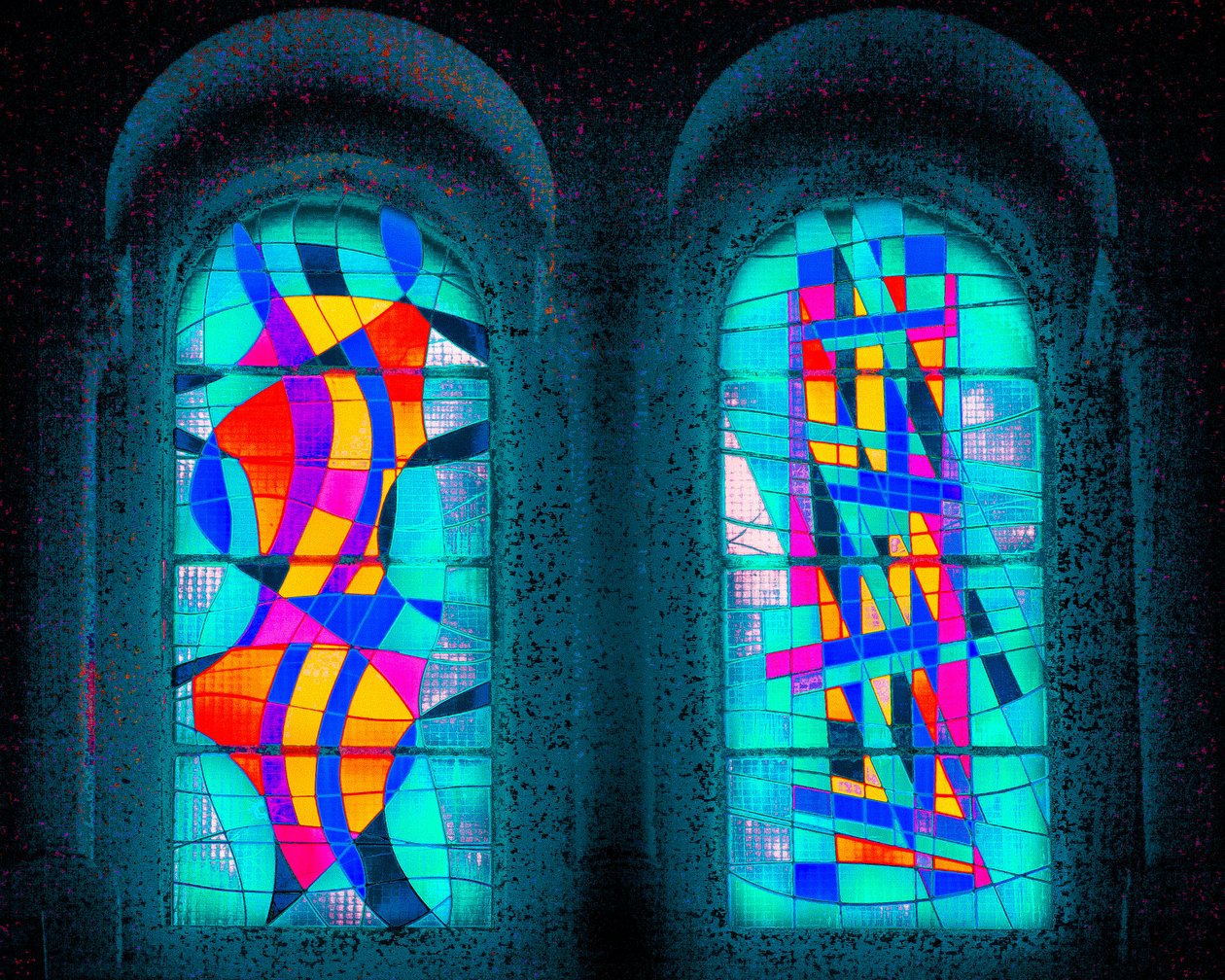 正午之光》，选自《Eglise St Pierre d "Arene》系列，2015 年（照片） 作者 欢乐狮