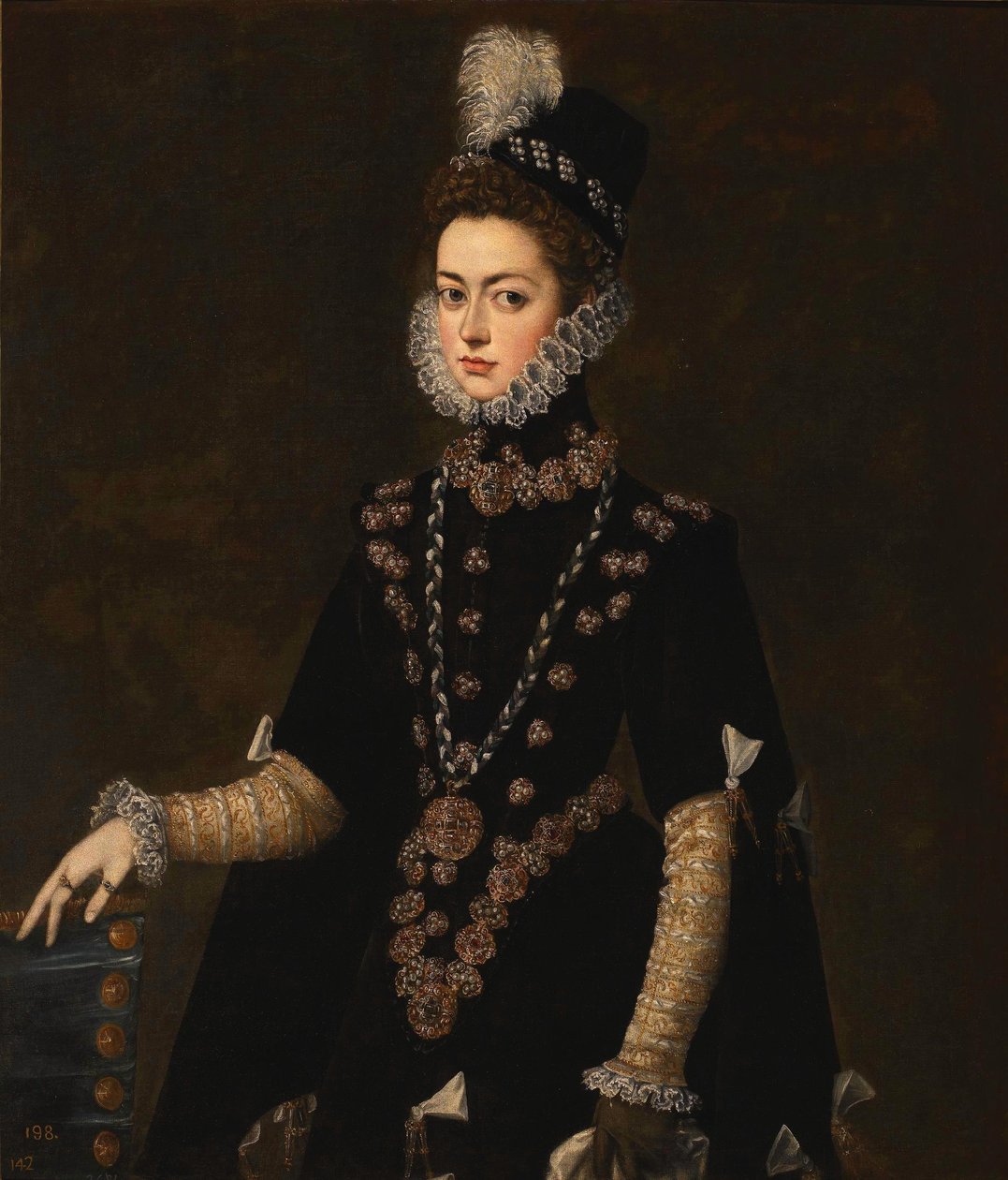 奥地利的Infanta Catherine Micaela 作者 胡安·潘托佳·德拉克鲁兹