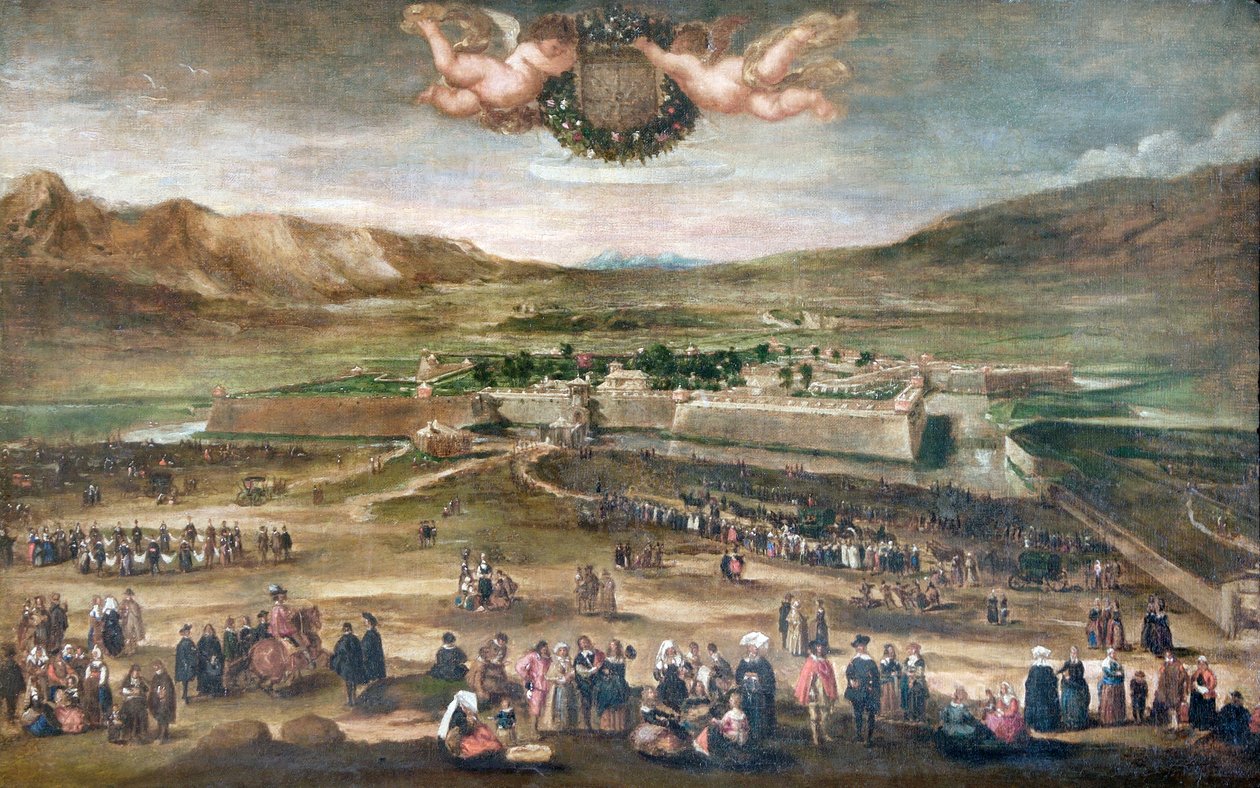菲利普四世进入潘普洛纳，1646 年之后（布面油画） 作者 胡安·包蒂斯塔·马丁内斯·德尔马佐