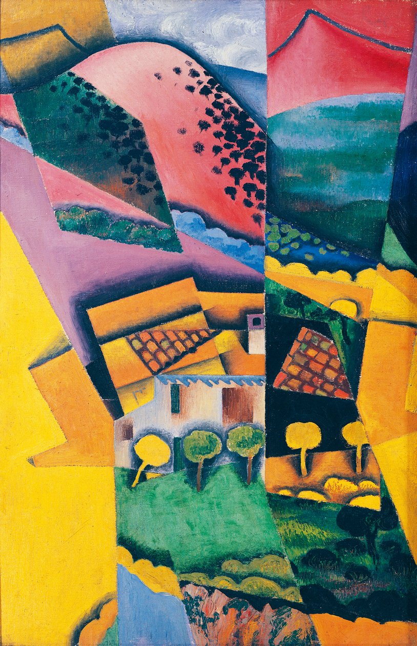 塞雷特的风景 作者 胡安·格里斯