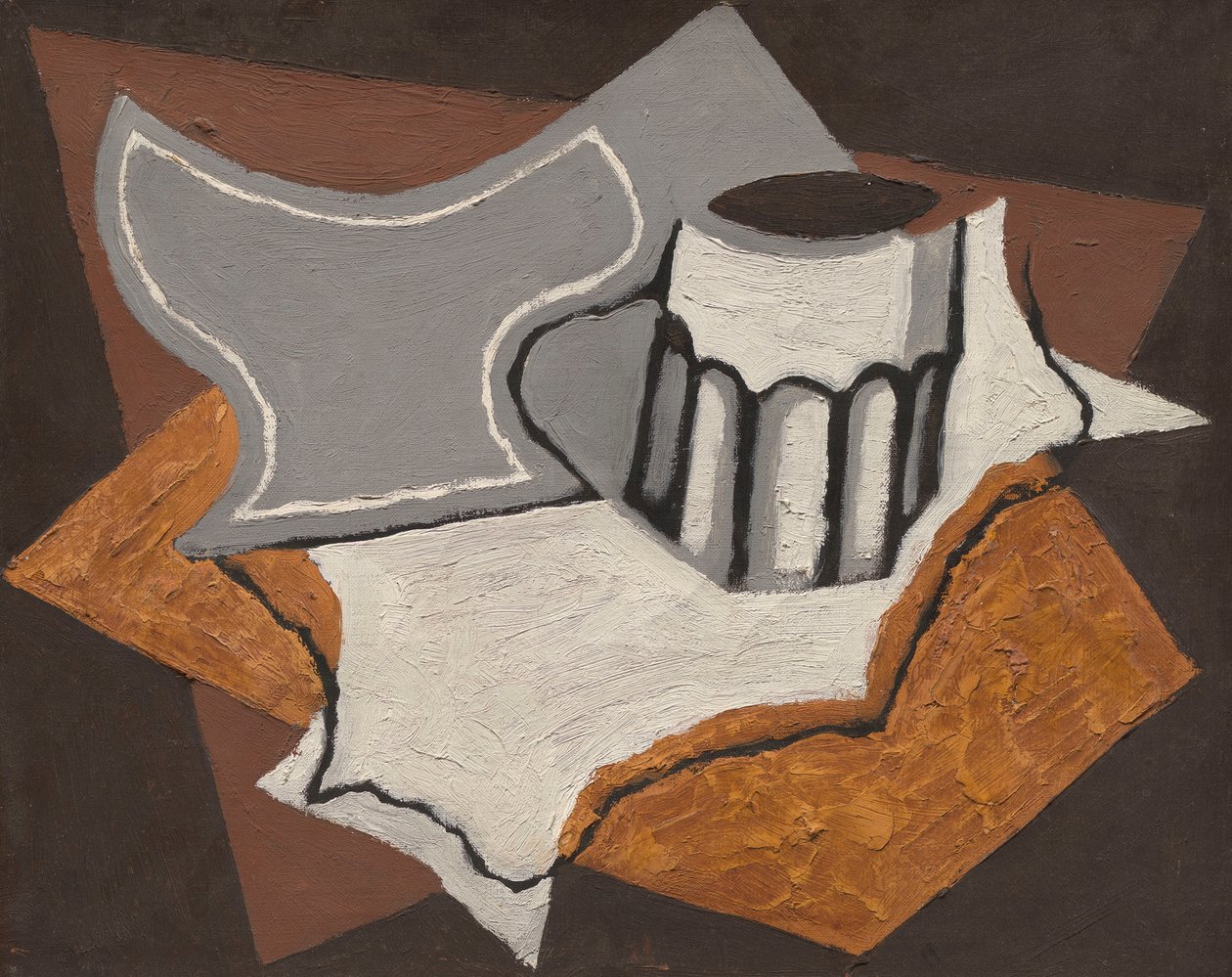 Le gobelet, 1927. 作者 胡安·格里斯