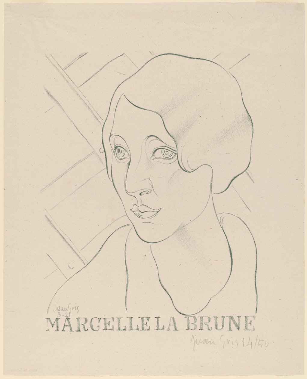 Marcelle la Brune 作者 胡安·格里斯