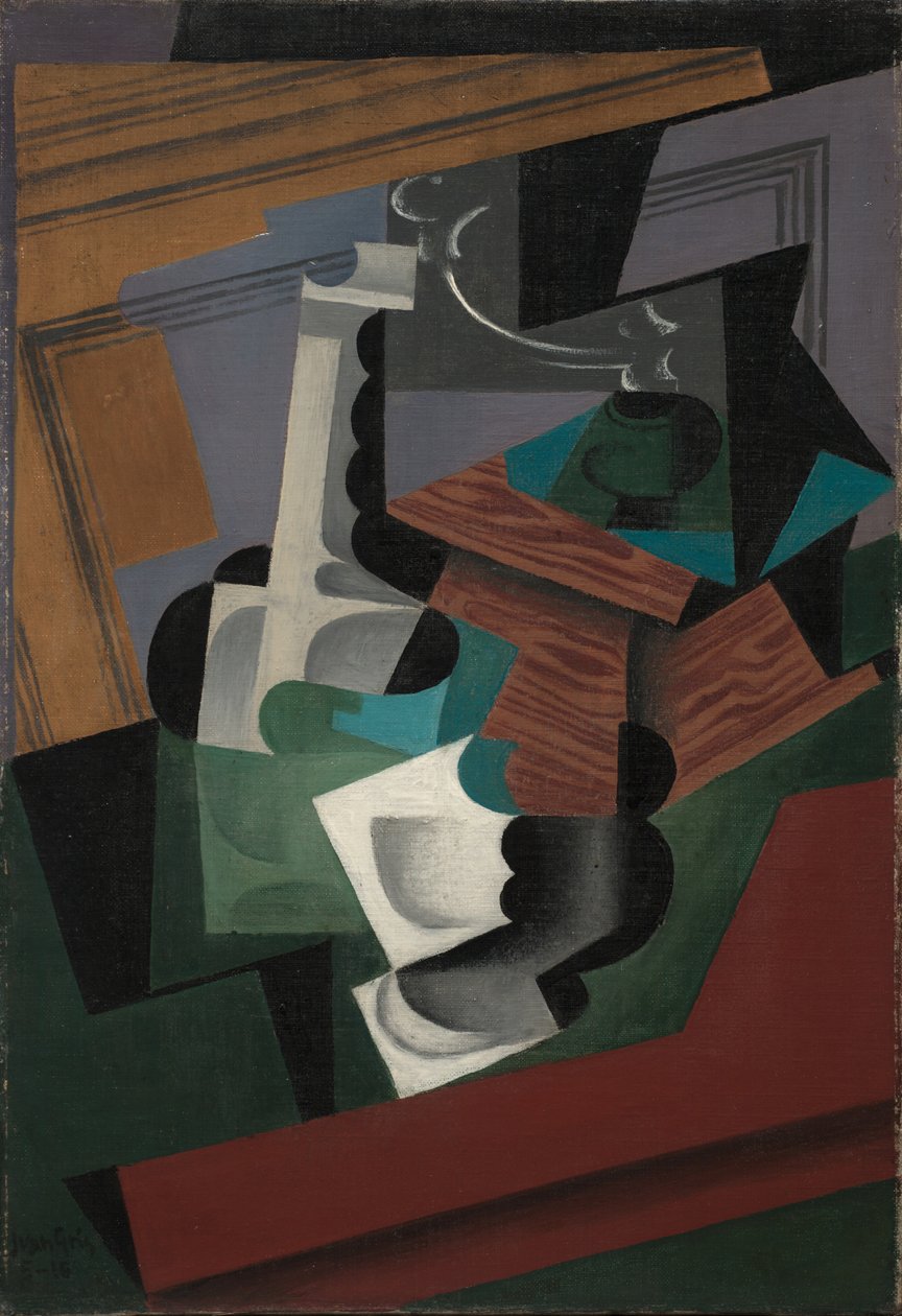咖啡磨，1916年 作者 胡安·格里斯