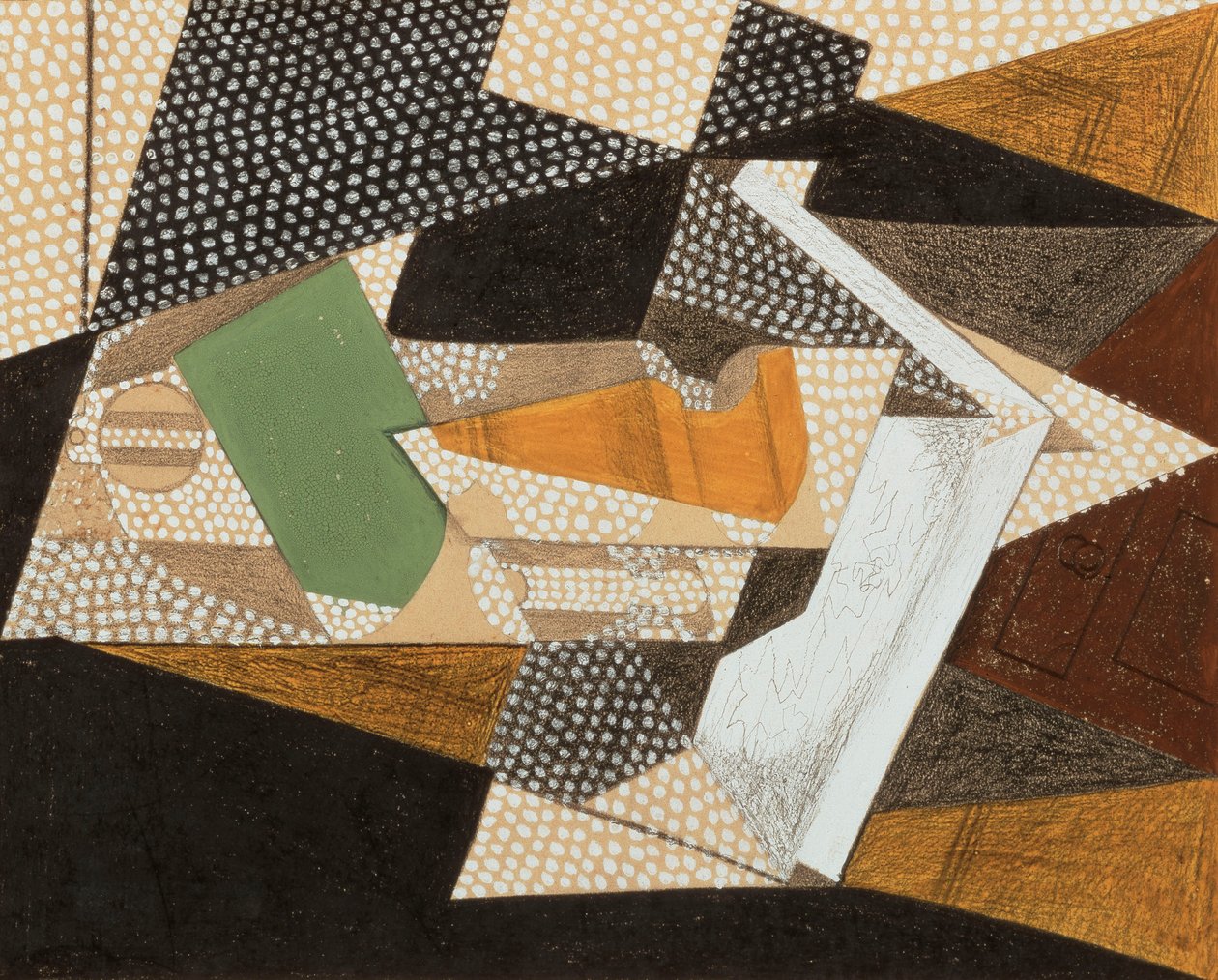 灯，1916年 作者 胡安·格里斯