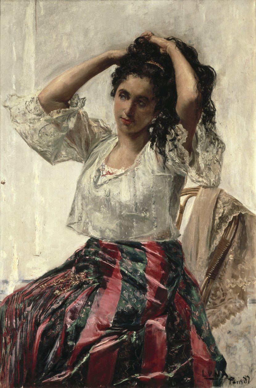梅斯蒂萨1887 年（绘画） 作者 胡安·卢纳和诺维西奥