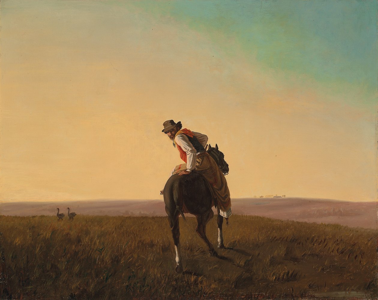 极光（也称为Entre dos luces），约1879-85年（布面油画） 作者 胡安·曼努埃尔·布拉内斯