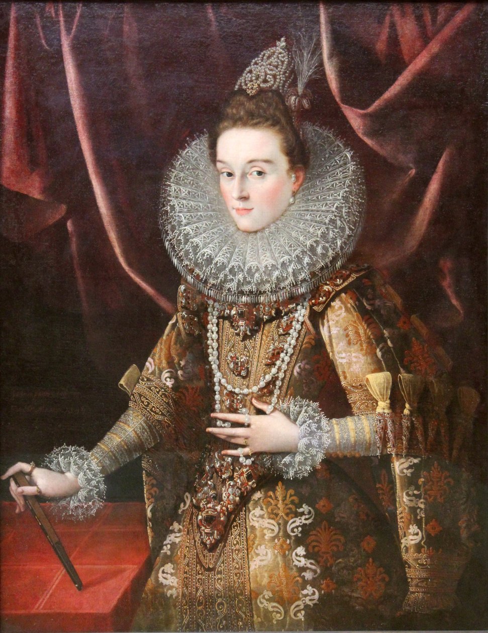 西班牙的Infanta Isabella Clara Eugenia 作者 胡安·潘托佳·德拉克鲁兹