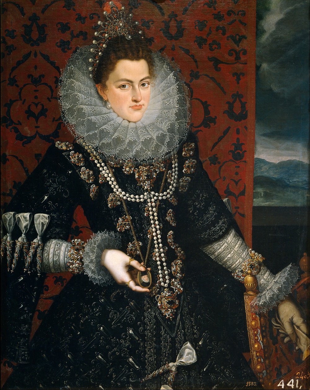 奥地利的伊莎贝尔·克莱尔·尤金妮 (Isabelle of Spain) 作者 胡安·潘托佳·德拉克鲁兹