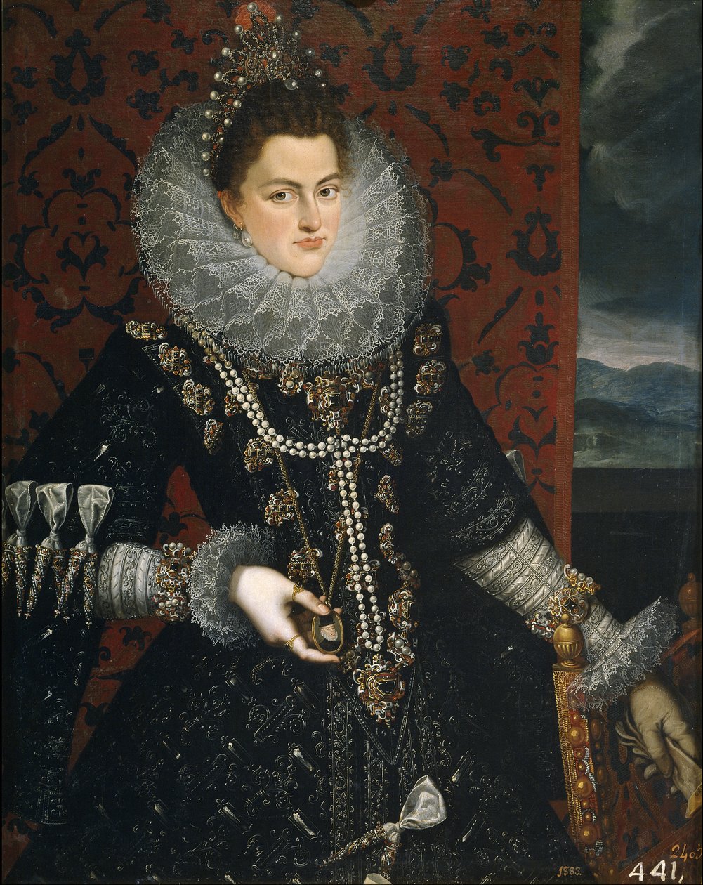 Infanta Isabel Clara Eugenia 1566-1633，1598-1599年 作者 胡安·潘托佳·德拉克鲁兹