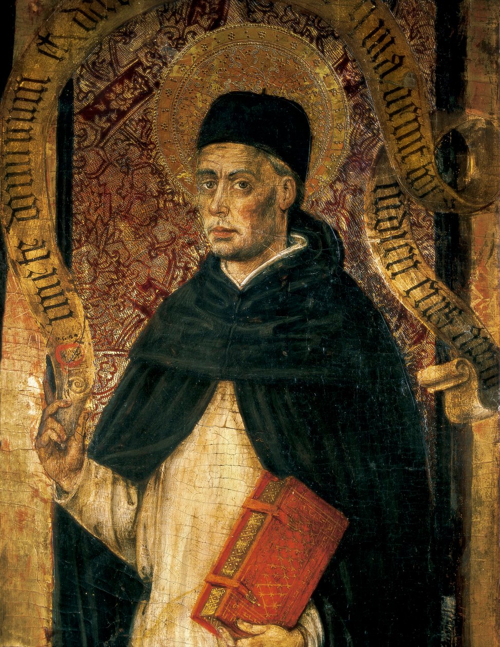Representation of St. Vincent Ferrer (1350-1419), Dominican priest 作者 Juan Rexach或Reixach