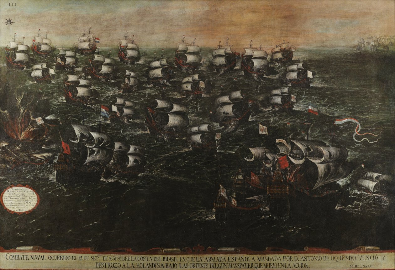 伯南布哥海战或阿布洛霍斯海战（视图三）。约 1632 年 表 3-V2-2 作者 胡安·德拉科特
