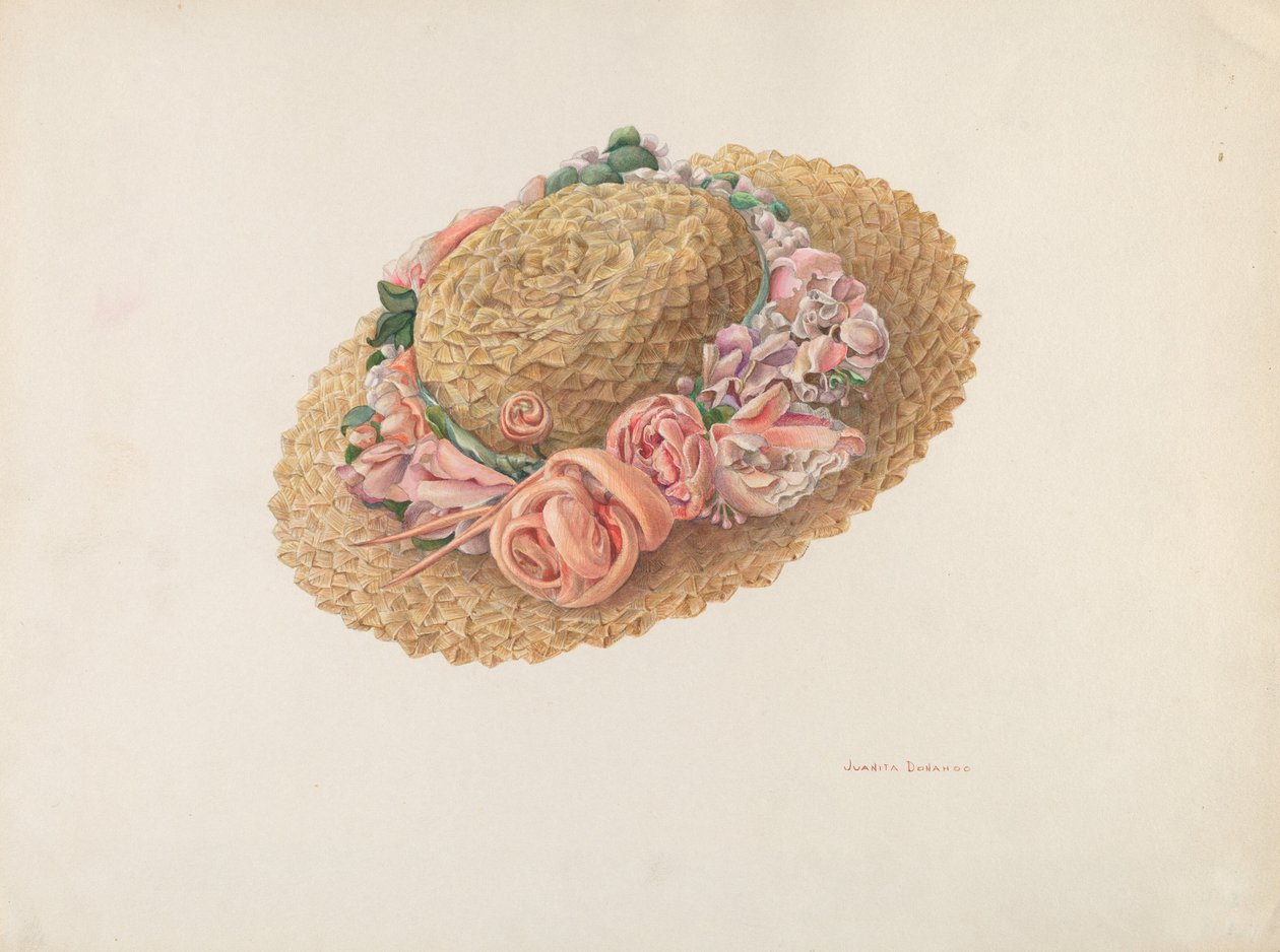 帽子，约1941年。 作者 胡安妮塔·多纳胡