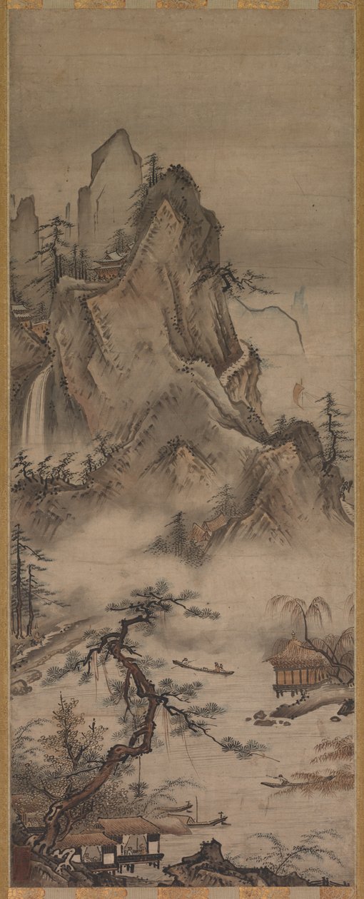 景观，16世纪。 作者 犹